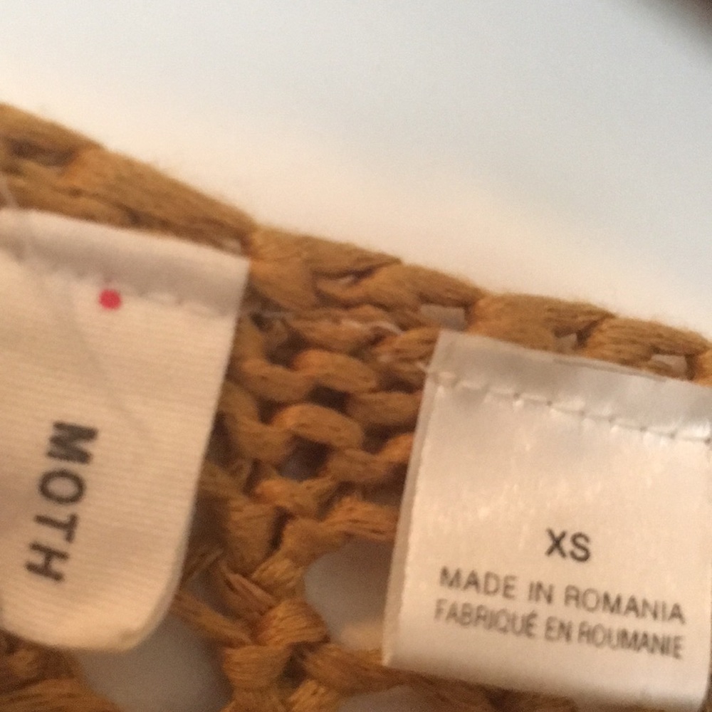 Moth - Anthropologie, Cropped Open Weave Sweater - SALE 4 for$20 - Picture 4 of 7